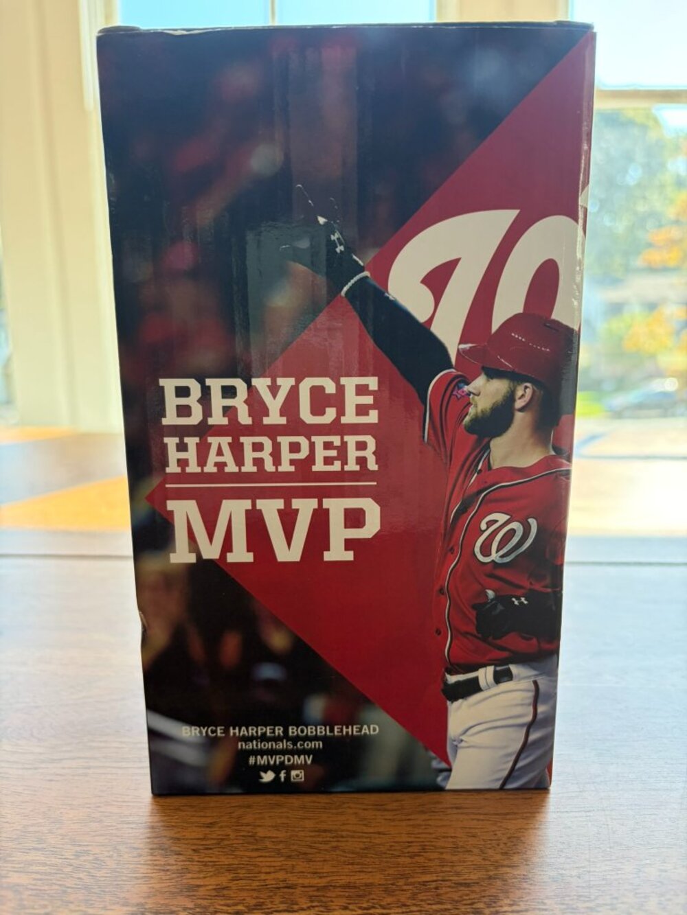 Bryce Harper Washington Nationals 2016 MVP Bobblehead CIB